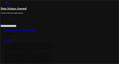 Desktop Screenshot of datasciencejournal.org
