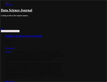Tablet Screenshot of datasciencejournal.org